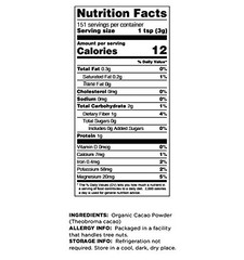 Terrasoul Superfoods Raw Organic Cacao Powder, 16 Oz, Rich Chocolate Goodne