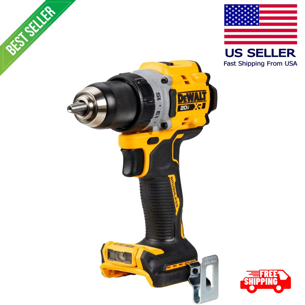 DEWALT 20V MAX XR Cordless Drill/Driver, 1/2-in, Bare Tool Only (DCD800B)