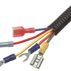 50 Ft. 3/8″ Split Wire Loom Conduit Polyethylene Tubing Black Color Sleeve Tube