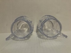 2 Plastic Skeleton Drinking Glasses (Hand Wash Only)