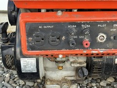 1970’s Kawasaki KG1000B Portable Generator for Restoration Barn Find ~Runs~AS-IS