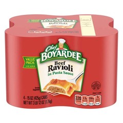 Chef Boyardee Beef Ravioli, 15 Oz, 4 Pack FREE SHIPPING