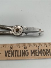 Clauss Garden Club Floral Shears Scissors 6.75 in Ornate Rose Handles Vintage