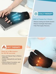 Compression Hand lce Pack Glove for Arthritis Pain Relief Adjustable Wrist Strap