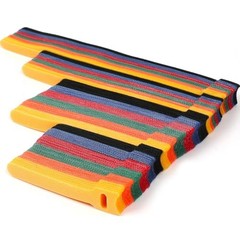 Cable Ties 180PCS, 4+6+8+10 inch Reusable Multi-Colour 4+6+8+10 Inch(Colorful)
