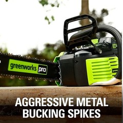 Greenworks Pro 80V 18 inch Cordless Chainsaw CSB401 w/ 2Ah Battery and Charger
