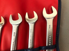 PROTO 9 PIECE METRIC COMBINATION WRENCH SET 7-15MM EX