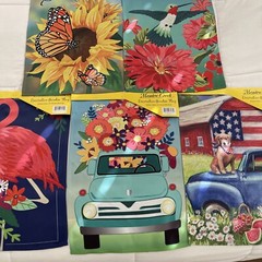 Meadow Creek Decorative Garden Flag 12.5 in x 18 in Double Sided / New