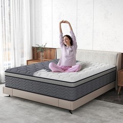 12″ Full Queen King Hybrid Mattress Medium Firm Soft Memory Foam Spring in a Box