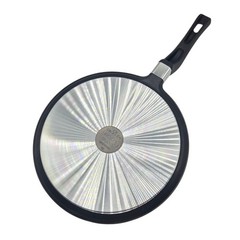 Roch Guss Grand Chef Crepe Griddle Flat Pan 9.5in Healthy Cookware ITALY NEW