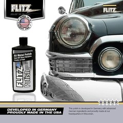 FLITZ Metal, Plastic & Fiberglass Polish 3.4oz liquid formula 2 PACK * SEE VIDEO