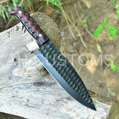 CUSTOM HAND MADE FORGE HIGH CARBON STEEL UTILITY KITCHEN CHEF KNIFE HH 2362