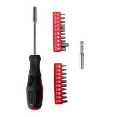 Portable 39 PCS Tool Set, General Household Hand Tool Kit with Plastic Toolbox