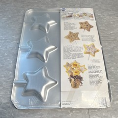 Wilton Star Cookie Treat Pan Aluminum Non-Stick 450°F Oven Safe MPN 2105-2338