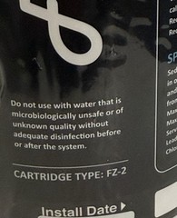 Frizzlife MK99 Replacement Filter Cartridge With FZ-2 Filter Cartridge Inside