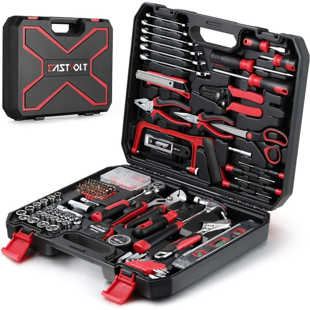 Eastvolt 218-Piece Household Tool Kit, Auto Repair Tool Set, Tool Kits for Homeo