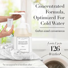 Concentrated Liquid Laundry Detergent Gallon | Classic Scent HE Cold Wash