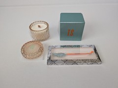 New Taylor Swift The Life of a Showgirl Candle + Feather Ornament Collectibles