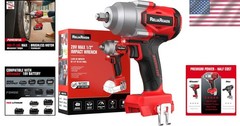 900 Ft-lbs Cordless Impact Wrench, 1/2 Inch Impact Gun Compatible MilWauke 18…