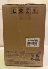 Dreo Atomic 316 Electric Space Heater 1500W PTC Fan Heater Silver New In Box