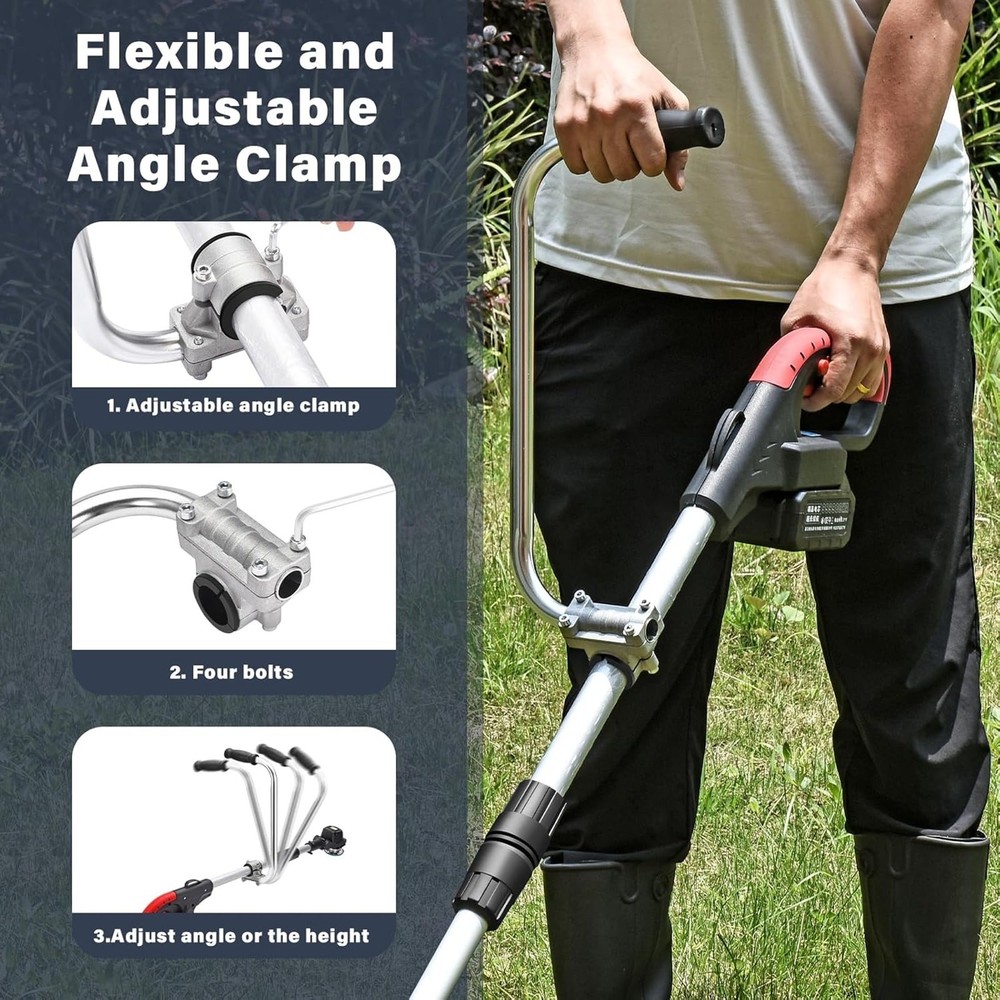 2-Pack Auxiliary Handle For String Trimmers, Adjustable Weed Eater Handle