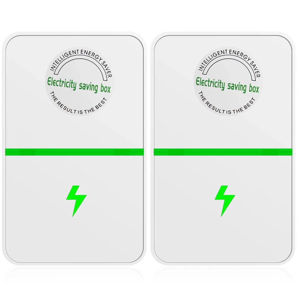 2pcs Pro Power Saver Energy Saver Household Power Saver Electricity Saving US
