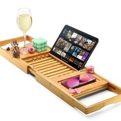 Bathtub Tray Caddy – Foldable Waterproof Bath Tray & Bath Caddy