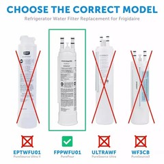 2 Pack Frigidaire PWF-1 FPPWFU01 Refrigerator PurePour Water &Ice Filter,US NEW