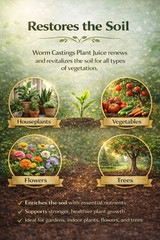 Worm Castings Plant Juice – Concentrated Soil Amendment