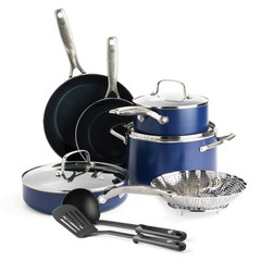 Blue Diamond 11 Piece Cookware Set, Diamond Infused PFAS & PFOA-Free Ceramic …