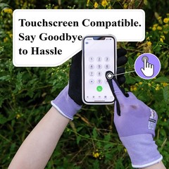 Gardening Gloves for Women, 2 Pairs, Hyaluronic Acid Moisturizing Gloves, Bre…