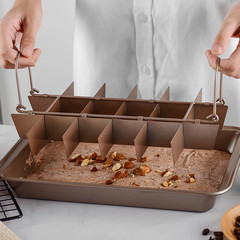 12.2*7.68*1.57in Carbon Steel Baking Sheet with Divider Nonstick Baking Pan
