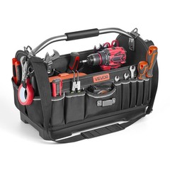 VEVOR Tool Bag 16.1 In 33-Pocket Open Top Tool Tote Electrical Toolbox with Base