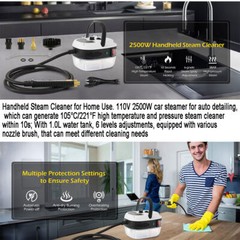 Handheld High Temp Steam Cleaner High Pressure Household Cleaning Machine 2500W