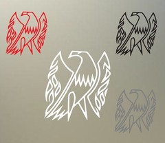 (2) 2″ gibson firebird bird guitar vinyl Decal sticker any non porous surface