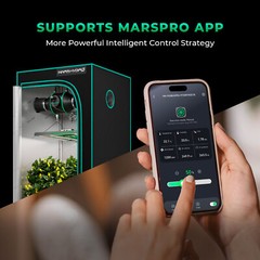 Mars Hydro Ifresh 4″Inline Fan Carbon Filter Kit Smart APP Control for Grow Tent