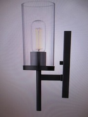 Golden Lighting Winslett 4.875 in 1-Light Matte Black Sconce