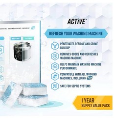 Washing Machine And Dishwasher Cleaning Tablets Bundle – 12 Months Supply