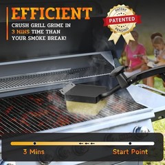 Grill Brush and Scraper, Bristle Free Steam Cleaning Safe for All Grill Types…