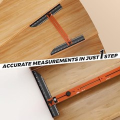 Orange Stair Tread Template Tool – 72” Precision Measuring Tool