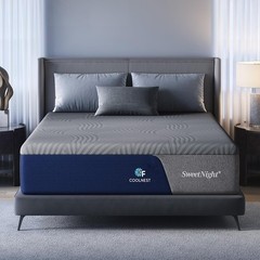 Sweetnight CoolNest 12 Inch King Mattress,5-Zone Ergo, CertiPUR-US Certified