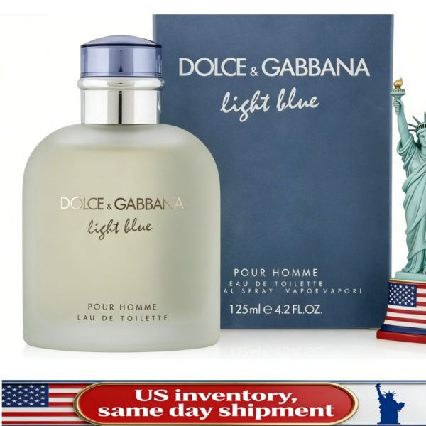 New In Box Light Blue 4.2 Oz /125ml EDT GIFT Spray U.S. inventory Free Ship