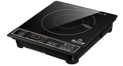 Duxtop 1800W Portable Induction Cooktop Countertop Burner, Silver 8120MC/BT-180G