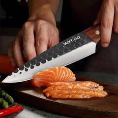 High Carbon Steel Kitchen Forged Chef Knife Butcher Boning Knife Meat Cleaver