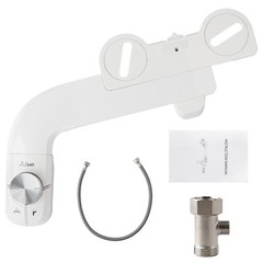 Bidet Fresh Water Dual Spray Kit Non Electric Toilet Seat Attachment Cold Wash