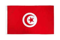 Tunisia 3x5ft Poly Flag International Tunisians Country Flag of Tunisia