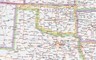 United States US-USA Wall Map Poster Classic Blue Edition By Swiftmaps 49X70