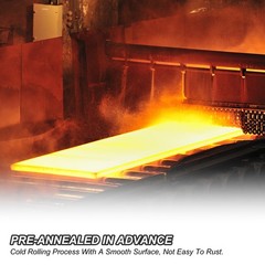 2 Pack 15N20 Steel for Knife Making Steel, 12″ x 1 1/2″ x 1/8″ Steel