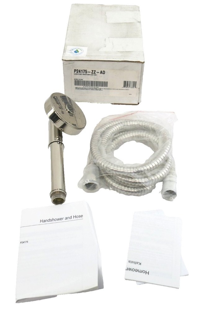 Kallista P24175-ZZ-AD Laura Kirar Handshower W/Shower Hose Nickel Silver New