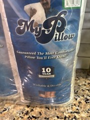 Two My Pillow Premium S/Q Size Washable Dryable Bed Pillows NEW